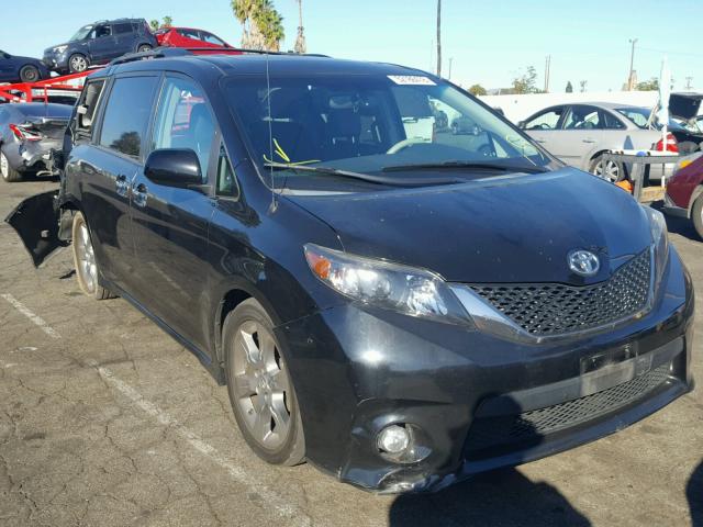 5TDXK3DC8ES493140 - 2014 TOYOTA SIENNA SPO BLACK photo 1