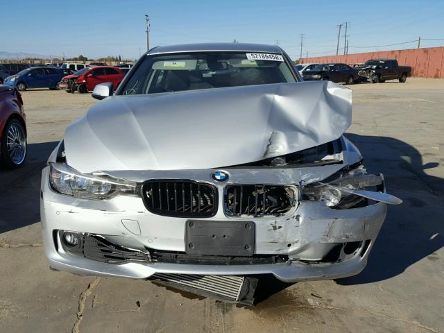 WBA3C1C52FK121849 - 2015 BMW 328 I SULE SILVER photo 9