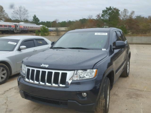 1C4RJEAG1DC507748 - 2013 JEEP GRAND CHER BLUE photo 2