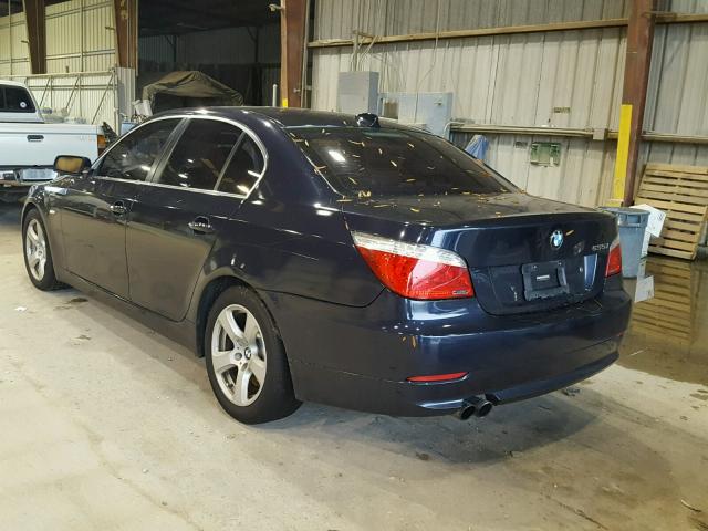 WBANW13538CZ76766 - 2008 BMW 535 I BLUE photo 3