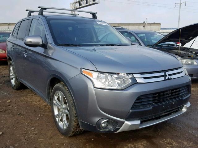 JA4AZ3A35FZ008100 - 2015 MITSUBISHI OUTLANDER GRAY photo 1