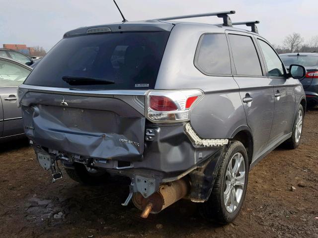 JA4AZ3A35FZ008100 - 2015 MITSUBISHI OUTLANDER GRAY photo 4