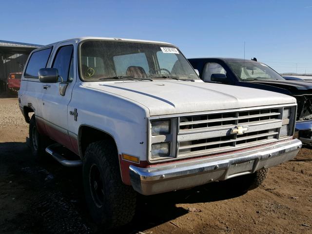 1G8EK18H3GF205054 - 1986 CHEVROLET BLAZER K10 WHITE photo 1