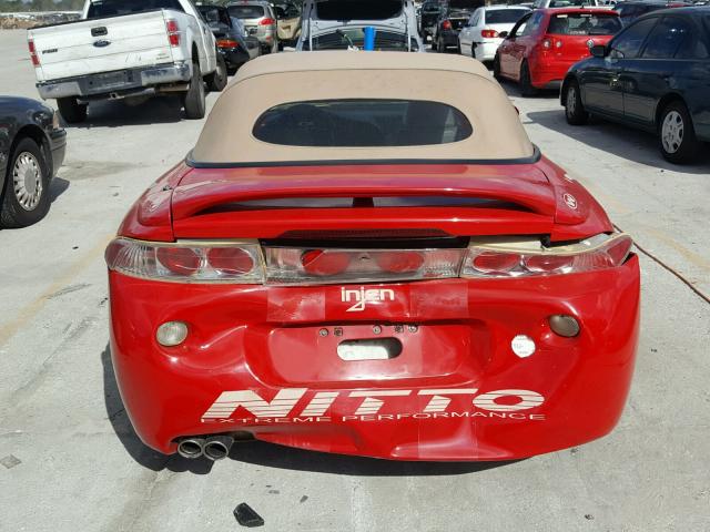 4A3AX55F8WE011637 - 1998 MITSUBISHI ECLIPSE SP RED photo 9