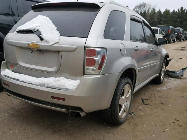 2CNDL937286301308 - 2008 CHEVROLET EQUINOX SP SILVER photo 4