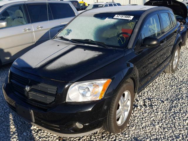 1B3HB48BX7D324541 - 2007 DODGE CALIBER SX BLACK photo 2