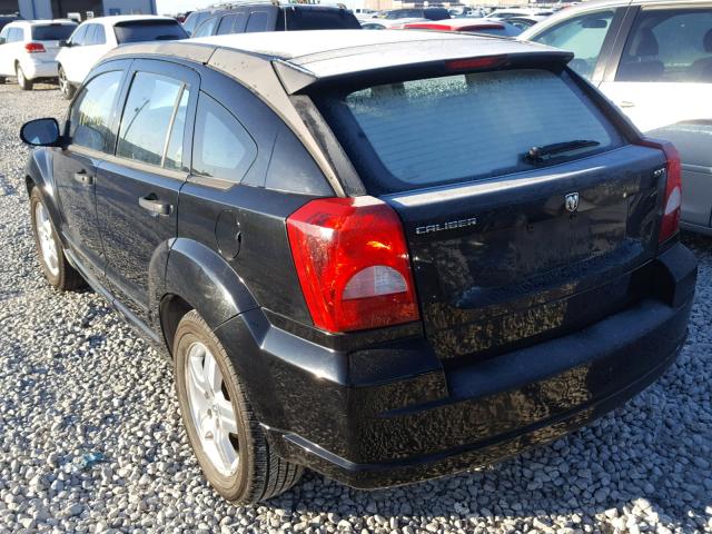 1B3HB48BX7D324541 - 2007 DODGE CALIBER SX BLACK photo 3