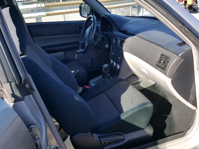 JF1SG66658H731853 - 2008 SUBARU FORESTER S SILVER photo 5
