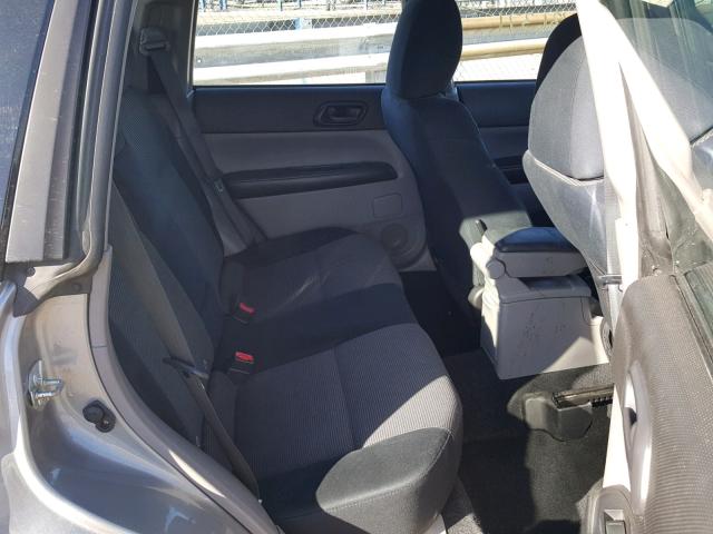 JF1SG66658H731853 - 2008 SUBARU FORESTER S SILVER photo 6