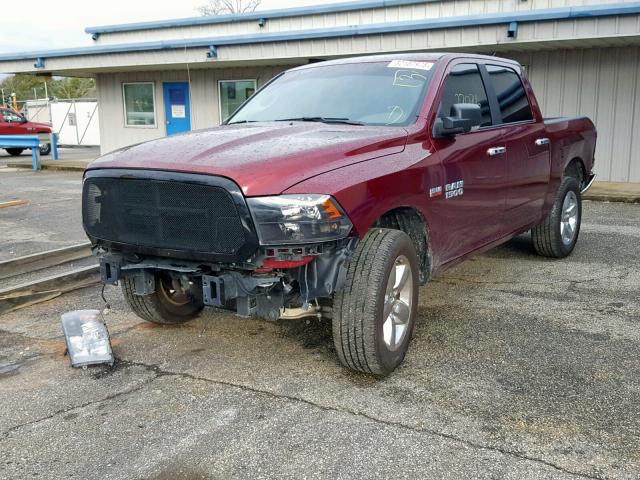 1C6RR7LT6HS831070 - 2017 RAM 1500 SLT RED photo 2