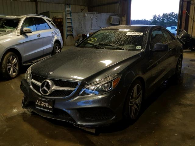 WDDKJ6HB9GF339187 - 2016 MERCEDES-BENZ E 400 4MAT GRAY photo 2