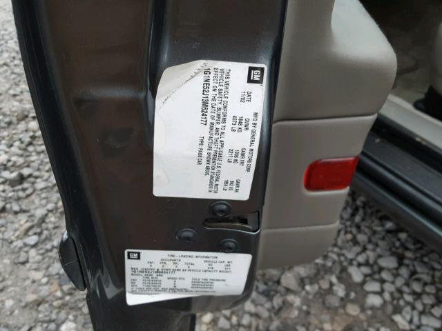 1G1NE52J13M624177 - 2003 CHEVROLET MALIBU LS ნაცრისფერი ფოტო 10