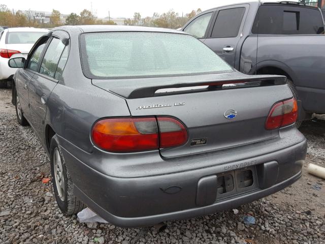 1G1NE52J13M624177 - 2003 CHEVROLET MALIBU LS ნაცრისფერი ფოტო 3