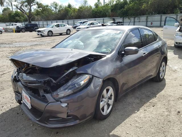 1C3CDFBB9FD251785 - 2015 DODGE DART SXT GRAY photo 2