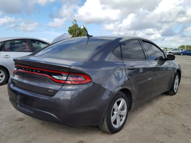 1C3CDFBB9FD251785 - 2015 DODGE DART SXT GRAY photo 4