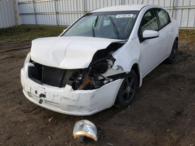 3N1AB61E38L614571 - 2008 NISSAN SENTRA 2.0 WHITE photo 2