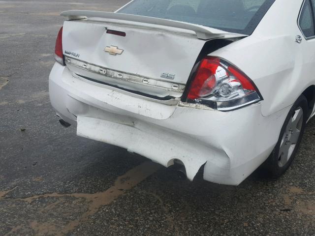 2G1WD58C469305888 - 2006 CHEVROLET IMPALA SUP თეთრი ფოტო 9