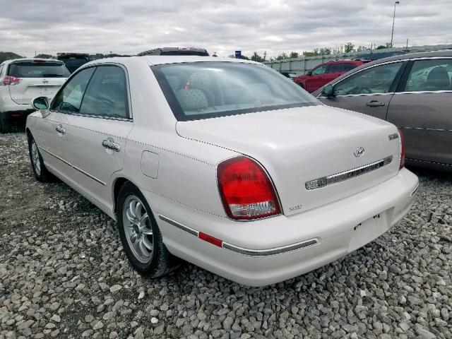 KMHFU45E32A204729 - 2002 HYUNDAI XG 350 WHITE photo 3