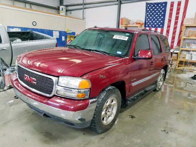 1GKEK13Z04R175693 - 2004 GMC YUKON BURGUNDY photo 2