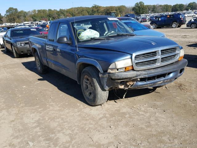 1D7GL32K54S686669 - 2004 DODGE DAKOTA SPO BLUE photo 1