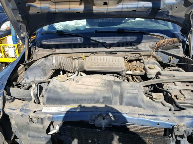 1D7GL32K54S686669 - 2004 DODGE DAKOTA SPO BLUE photo 7