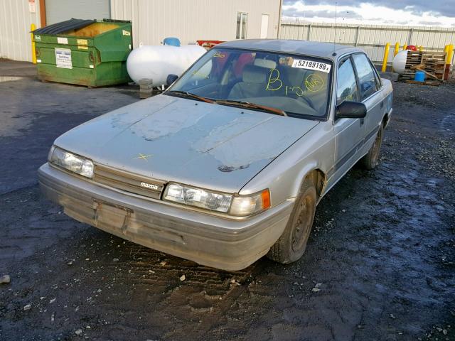 JM1GD2227J1573387 - 1988 MAZDA 626 SILVER photo 2