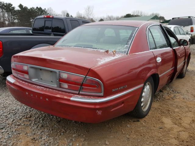 1G4CW52K3W4641826 - 1998 BUICK PARK AVENU RED photo 4