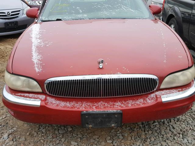 1G4CW52K3W4641826 - 1998 BUICK PARK AVENU RED photo 7