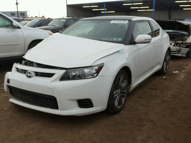 JTKJF5C72D3059864 - 2013 TOYOTA SCION TC თეთრი ფოტო 2