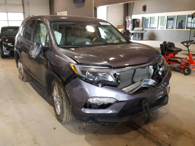 5FNYF5H19GB036311 - 2016 HONDA PILOT LX GRAY photo 1