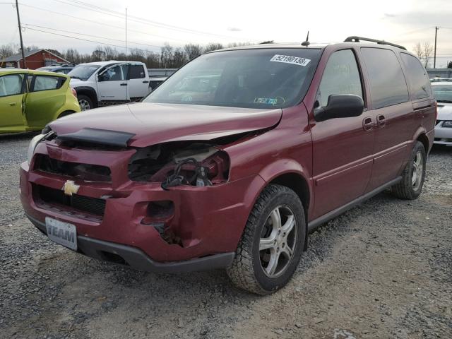 1GNDV23L05D240113 - 2005 CHEVROLET UPLANDER L წითელი ფოტო 2