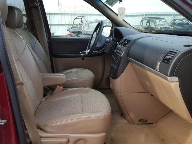 1GNDV23L05D240113 - 2005 CHEVROLET UPLANDER L წითელი ფოტო 5