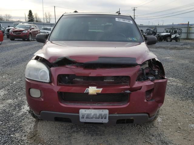 1GNDV23L05D240113 - 2005 CHEVROLET UPLANDER L წითელი ფოტო 9