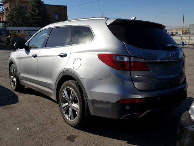 KM8SRDHF0EU065747 - 2014 HYUNDAI SANTA FE L SILVER photo 3