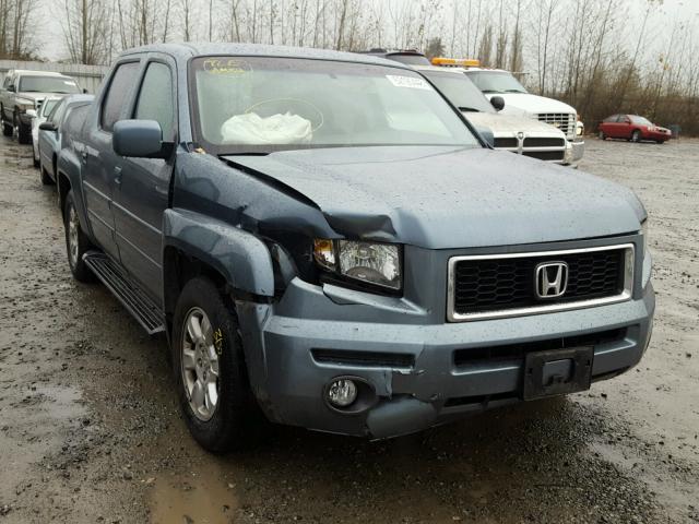 2HJYK16476H552060 - 2006 HONDA RIDGELINE BLUE photo 1