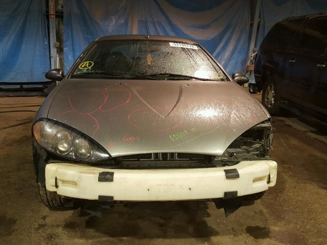 1ZWFT61L5Y5637115 - 2000 MERCURY COUGAR V6 GRAY photo 9