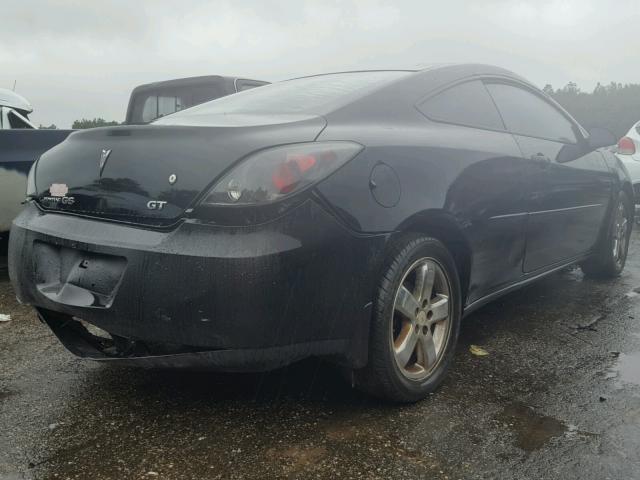 1G2ZH158564145979 - 2006 PONTIAC G6 GT BLACK photo 4