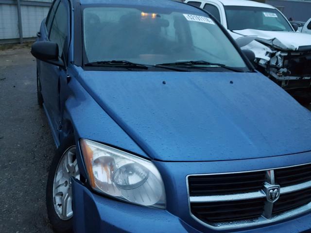 1B3HB48BX7D560123 - 2007 DODGE CALIBER SX BLUE photo 1