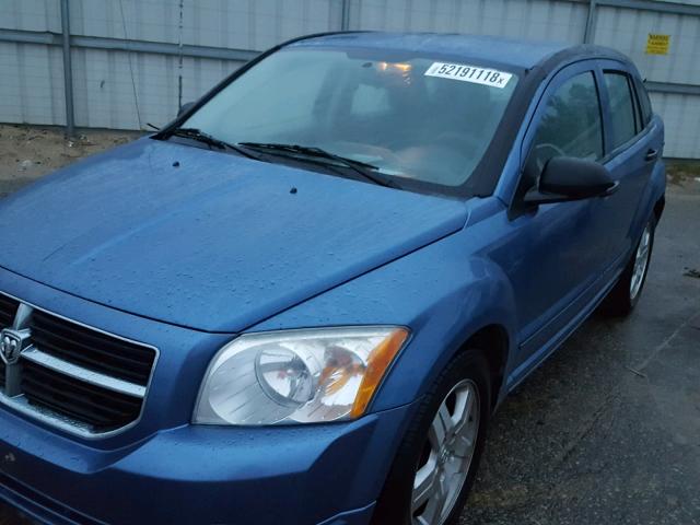 1B3HB48BX7D560123 - 2007 DODGE CALIBER SX BLUE photo 2