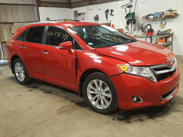 4T3ZA3BBXDU076721 - 2013 TOYOTA VENZA LE RED photo 1