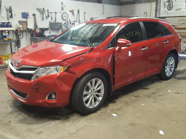 4T3ZA3BBXDU076721 - 2013 TOYOTA VENZA LE RED photo 2