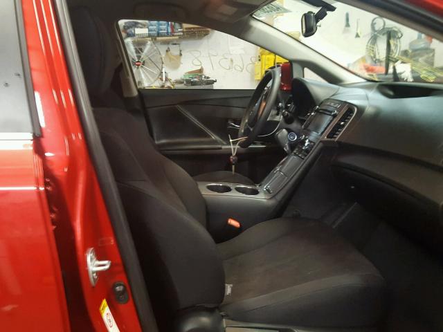 4T3ZA3BBXDU076721 - 2013 TOYOTA VENZA LE RED photo 5