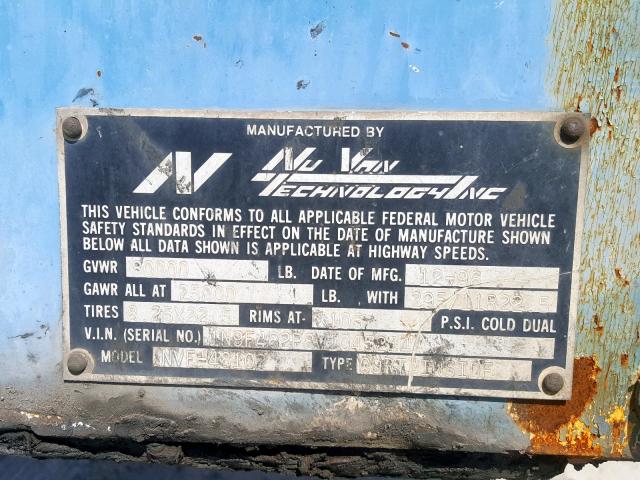 1N9F482P8V1045244 - 2000 UTILITY TRAILER BLUE photo 10