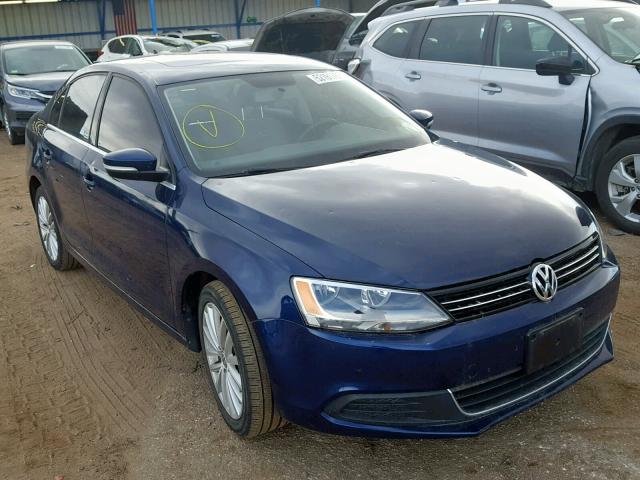 3VWLL7AJXEM433721 - 2014 VOLKSWAGEN JETTA TDI BLUE photo 1