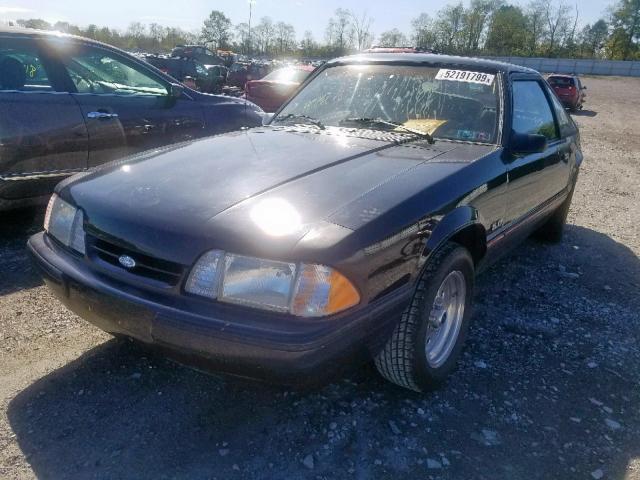 1FABP41E5KF182855 - 1989 FORD MUSTANG LX BLACK photo 2