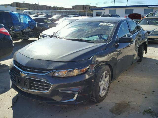 1G1ZB5ST4HF214111 - 2017 CHEVROLET MALIBU LS 银色 照片 2