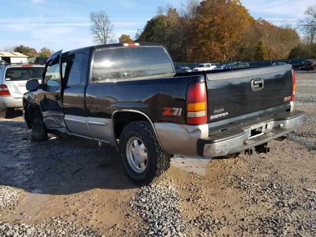 1GTEK19T9YE269843 - 2000 GMC NEW SIERRA BLACK photo 3