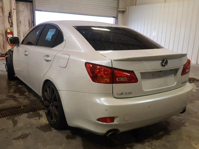 JTHBE262065006552 - 2006 LEXUS IS 350 WHITE photo 3