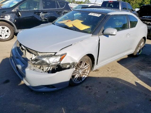 JTKJF5C71C3029091 - 2012 TOYOTA SCION TC ნაცრისფერი ფოტო 2