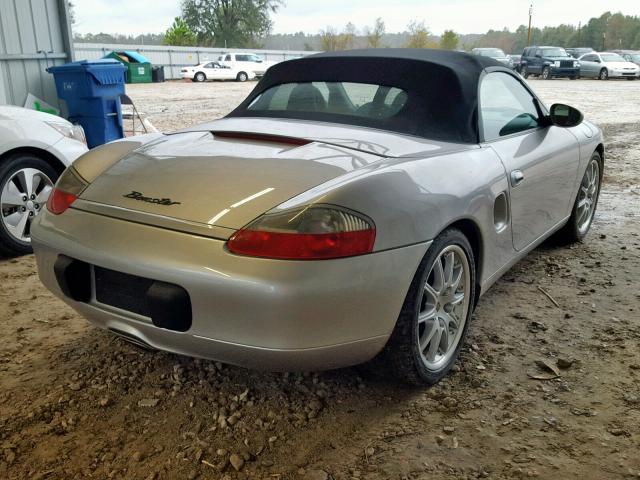 WP0CA29812U620463 - 2002 PORSCHE BOXSTER SILVER photo 4